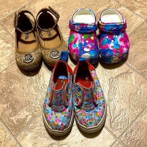 Toddler Girls Sz7- Toms, Crocs, Michael Kors